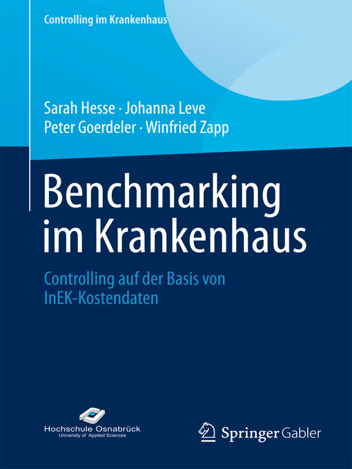 Title details for Benchmarking im Krankenhaus by Sarah Hesse - Available
